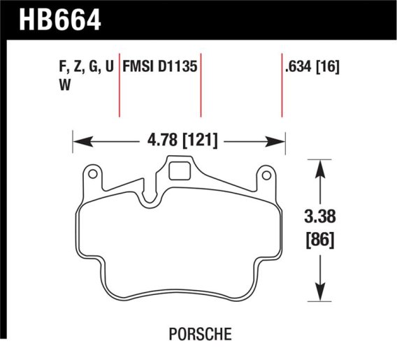 HAWK HPS Brake Pad Sets