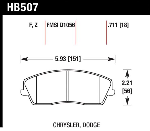 HAWK Ceramic Brake Pad Sets