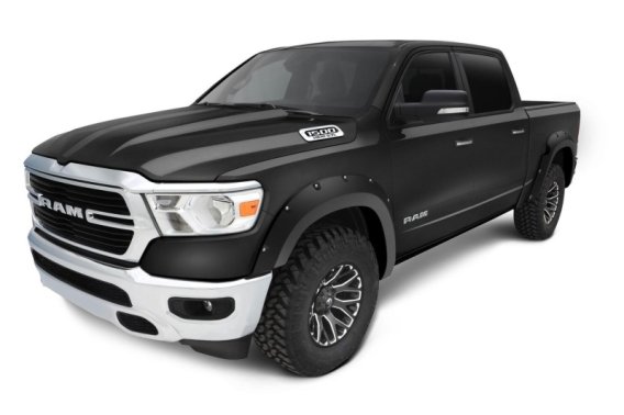 Bushwacker 50924-45 Pocket/Rivet Style Color Matched Dmd Blk Crystal Pearl-Coat 4-Piece Fender Fl...