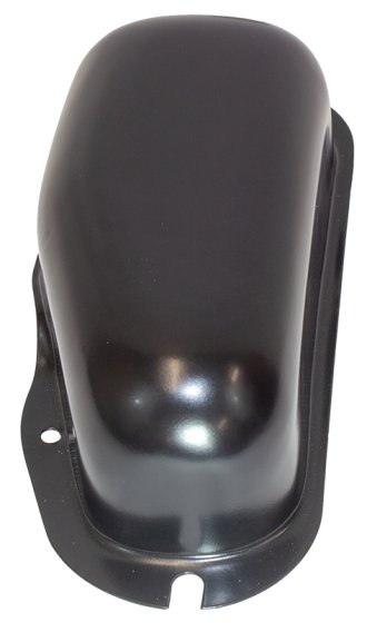 Jeep CJ Wiper Motor Cover 68-75 CJ Powdercoat Black Kentrol