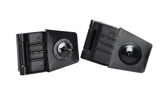 Jeep YJ/TJ Hardtop Liftgate Hinge Pair 87-06 Wrangler TJ/YJ Powdercoat Black Kentrol