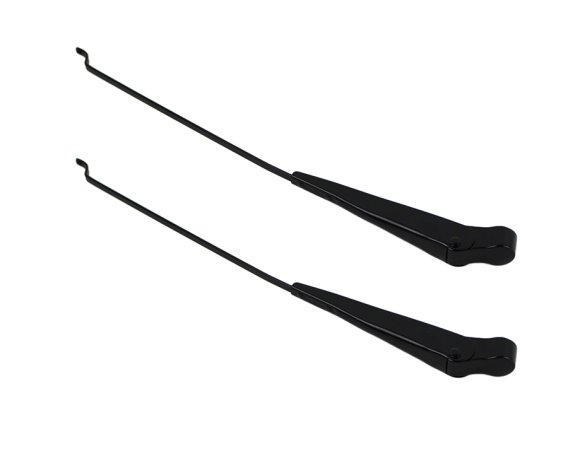 Jeep CJ Windshield Wiper Arms Pair 68-86 CJ Powdercoat Black Kentrol