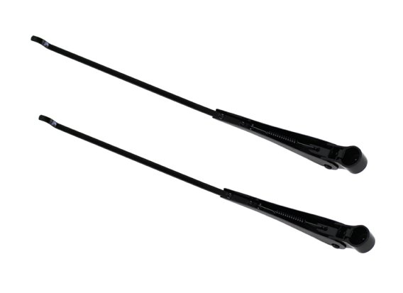 Jeep CJ Windshield Wiper Arms Pair 68-86 CJ Powdercoat Black Kentrol