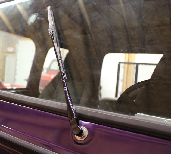 Jeep CJ Windshield Wiper Arms Pair 68-86 CJ Powdercoat Black Kentrol