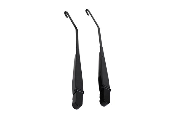 Jeep TJ Windshield Wiper Arms Pair 97-06 Wrangler TJ Powdercoat Black Kentrol