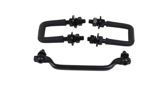 Jeep CJ/YJ Hood Kit With TJ Style Hood Catch 78-95 CJ and Wrangler YJ Powdercoat Black Kentrol