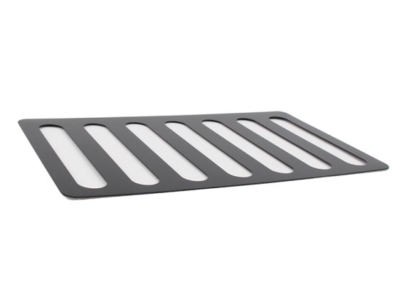 Jeep JK Hood Vent 07-18 Wrangler JK Powdercoat Black Kentrol