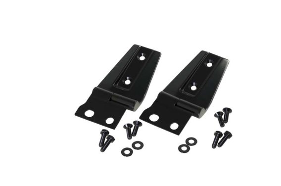 Jeep JK Hood Kit Without Hood Catch 07-18 Wrangler JK Powdercoat Black Kentrol