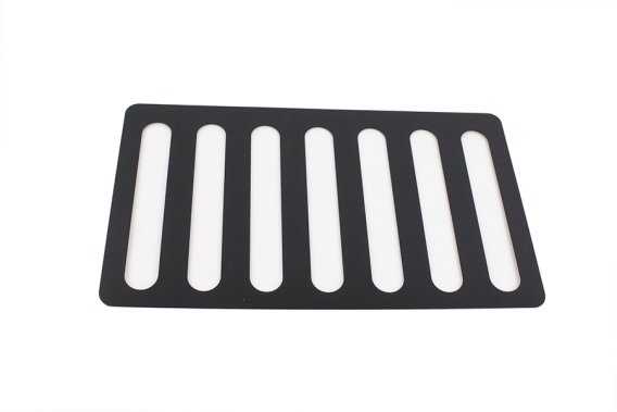 Jeep JK Hood Kit Without Hood Catch 07-18 Wrangler JK Powdercoat Black Kentrol