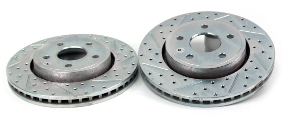 Claw Performance Rotors Front 05-10 Jeep Grand Cherokee All Excl. SRT8 And 06-10 Commander All Ba...