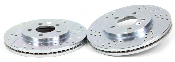 Claw Performance Rotors Front 03-11 Ford Crown Victoria Lincoln Town Car (Sedan Limo) 03-04 Mercu...