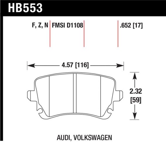 HAWK HPS Brake Pad Sets