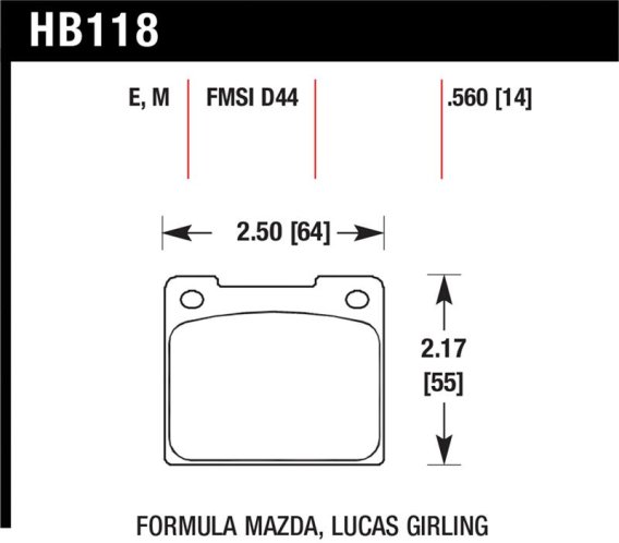 HAWK Blue 9012 Brake Pad Sets