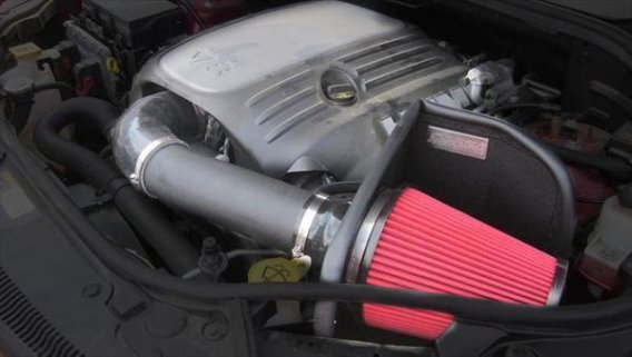 APEX Series Metal Shield Air Intake with DryTech 3D Dry Filter 2011-2017 Dodge Durango Corsa Perf...