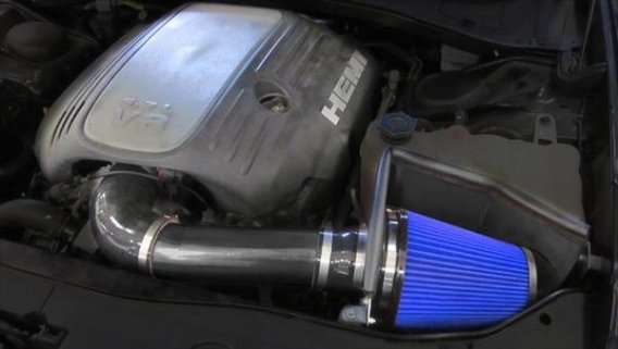 APEX Series Metal Shield Air Intake with MaxFlow 5 Oiled Filter 2011-2019 Chrysler 300 Corsa Perf...