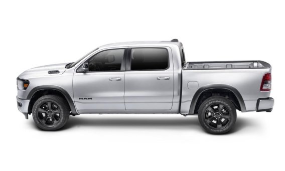 Bushwacker 50928-02 Black OE-Style Smooth Finish 4-Piece Fender Flare Set for 2019-2022 Ram 1500;...