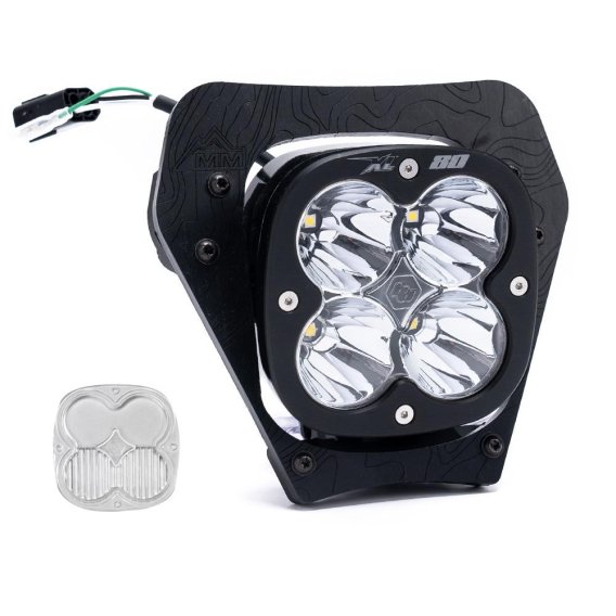KTM XL80 D/C Headlight Kit 2024-UP 350 EXC-F 500 EXC-F 450 XCF-W 350 XW-F 500 XW-F Spot Clear Baj...