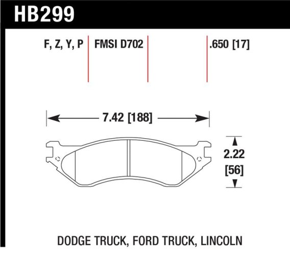 HAWK LTS Brake Pads