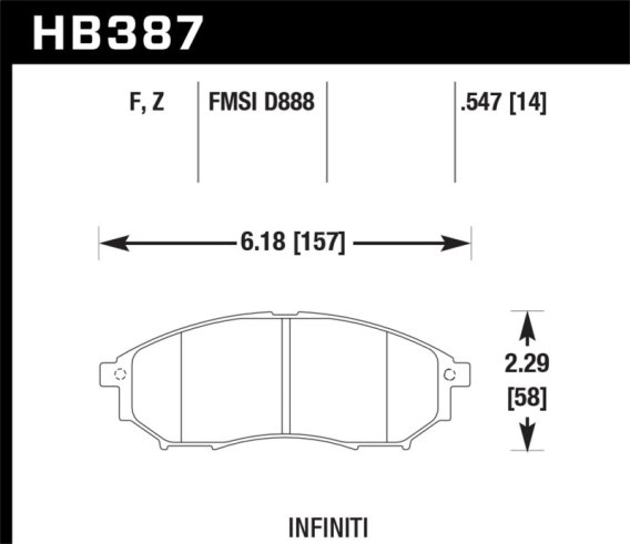 HAWK Ceramic Brake Pad Sets