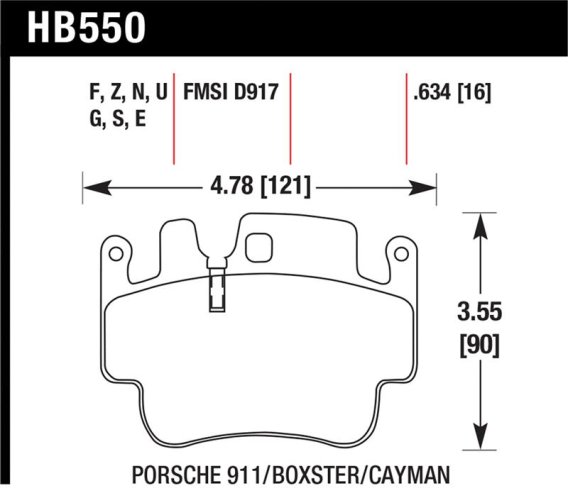 HAWK DTC-60 Brake Pad Sets