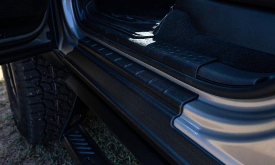 Bushwacker 14117 Black Trail Armor Rocker Panel and Sill Plate Covers for 2021-2023 Ford Bronco 4...