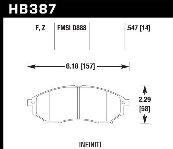 HAWK Ceramic Brake Pad Sets