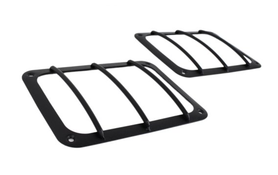 Jeep JK Taillight Guard Pair 07-18 Wrangler JK Textured Black Kentrol