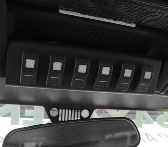 **Discontinued** w/ Red LED Switch panel for JK 2009-2018