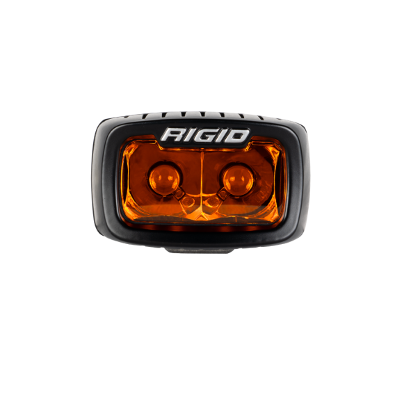 LED Light Pods SR-M AmberPRO Single Surface Mount Brackets Hardware Wire Harness & Switch Black ...
