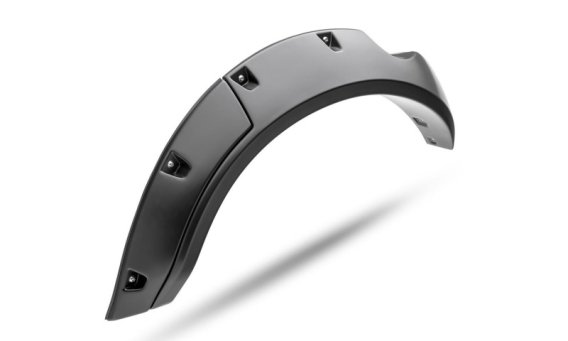 Bushwacker 20960-02 Black Pocket/Rivet Style Textured Finish 4-Piece Fender Flare Set for 2021-20...