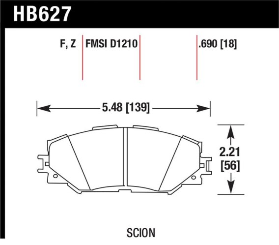HAWK HPS Brake Pad Sets