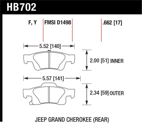 HAWK LTS Brake Pads