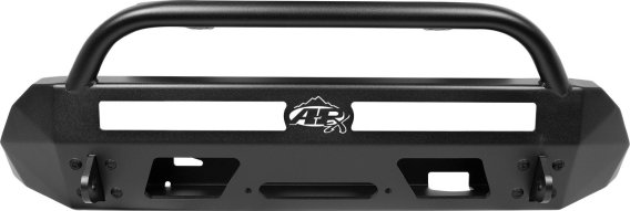 16-23 Toyota Tacoma Low Profile Front Bumper Aluminum Black Powdercoat Center Hoop All Pro Off Ro...