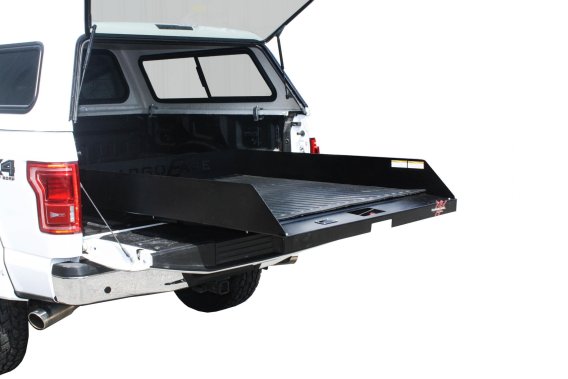 Titan 2500 Cargo Slide 2500 Lb Capacity 92-11 F150 SuperCrew Bed W/Bedliner 01-Pres Ford Raptor 1...