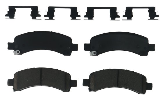 Claw Brake Pads Rear 03-06 Cadillac Escalade 2WD 02-06 Chevrolet Tahoe 2WD W/OE Rear Disc 02-06Su...