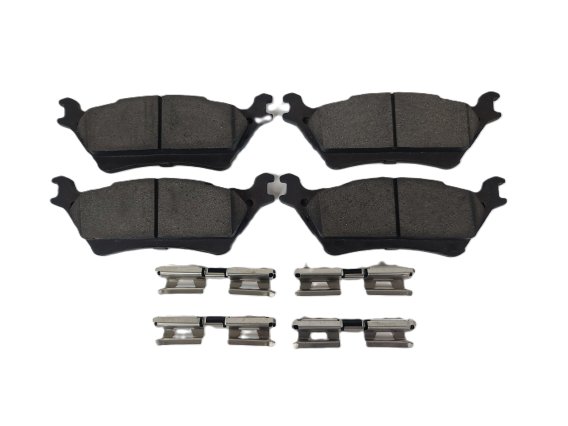 Claw Brake Pads Rear Various 12-20 Ford F150 Trucks W/Manual Park Brake Baer Brakes