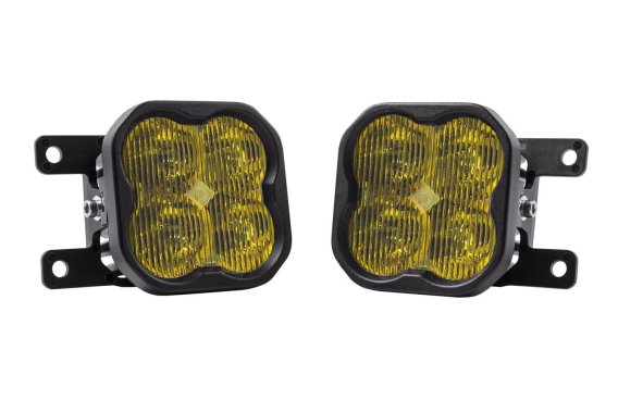 SS3 LED Fog Light Kit for 2010-2018 Ford Transit Connect White SAE Fog Sport w/ Backlight Diode D...