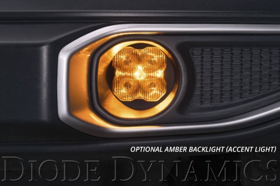 SS3 LED Fog Light Kit for 2008-2010 Toyota Highlander Yellow SAE Fog Max w/ Backlight Diode Dynam...