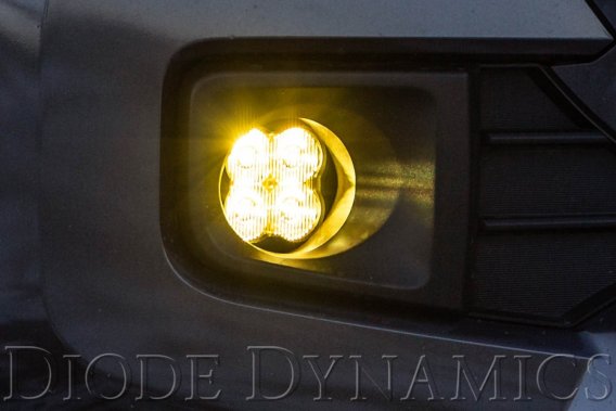 SS3 LED Fog Light Kit for 2009-2013 Toyota Matrix Yellow SAE Fog Max w/ Backlight Diode Dynamics