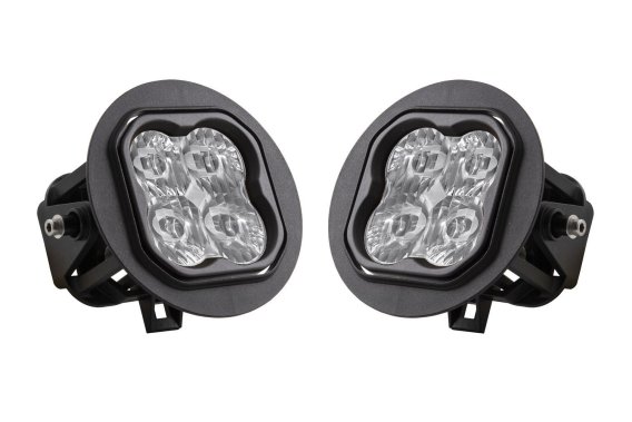 SS3 LED Fog Light Kit for 2008-2010 Dodge Viper Yellow SAE Fog Pro w/ Backlight Diode Dynamics