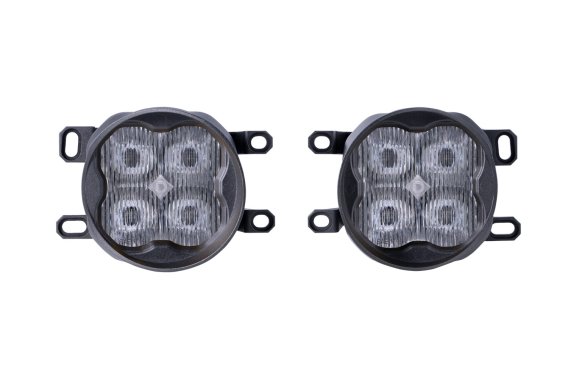 SS3 LED Fog Light Kit for 2012-2014 Toyota Prius, White SAE Fog Max with Backlight Diode Dynamics