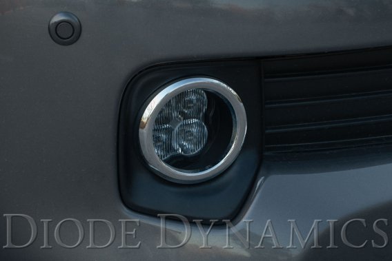 SS3 LED Fog Light Kit for 2012-2014 Toyota Prius, White SAE Fog Max with Backlight Diode Dynamics