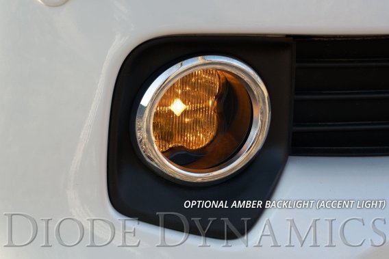 SS3 LED Fog Light Kit for 2012-2014 Toyota Prius, White SAE Fog Max with Backlight Diode Dynamics