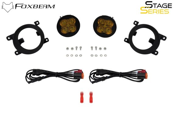 SS3 SAE/DOT Type Rav4 Fog Light Kit Yellow (3000K) Max (38.5 watts) Yellow SAE Fog Diode Dynamics