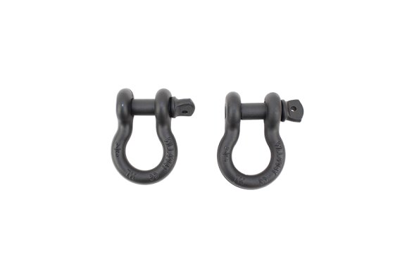 D Ring 3/4 Inch Gloss Black 2 Piece Set Fishbone Offroad