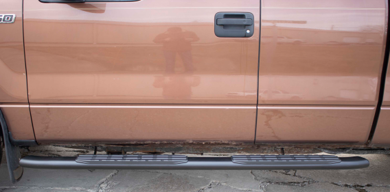 09-14 F-150 Extended Cab 5 Inch Oval Side Steps Fishbone Offroad