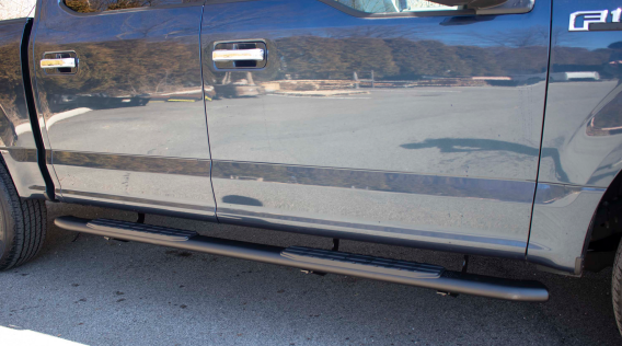 15-22 F-150 Extended Cab 5 Inch Oval Side Steps Fishbone Offroad