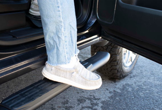 19-Current Silverado 1500 Double Cab 5 Inch Oval Side Step Fishbone Offroad