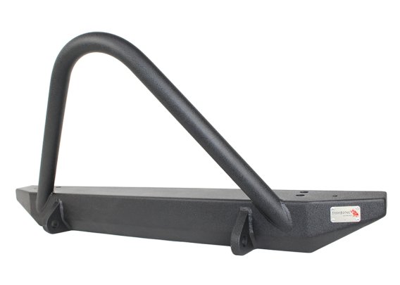 Jeep TJ Front Bumper W/Stinger 97-06 Wrangler TJ Rubicon and Unlimited Steel Black Textured Powde...