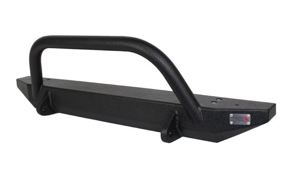 Jeep TJ Front Bumper W/Winch Guard 97-06 Wrangler TJ Rubicon and Unlimited Steel Black Textured P...